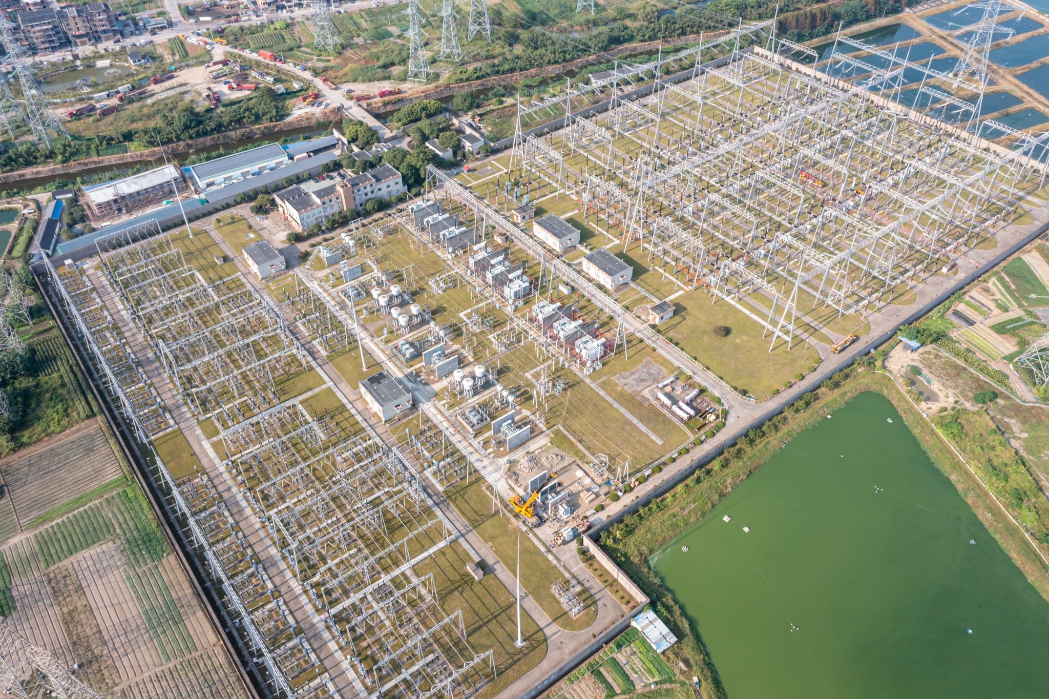 Energy infrastructure representing the scale of transition investment required